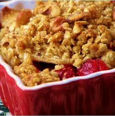 Cranberry apple crisp