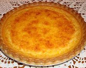 Nutmeg and buttermilk pie