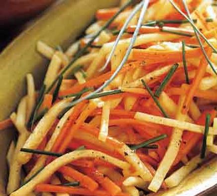 carrots and rutabaga