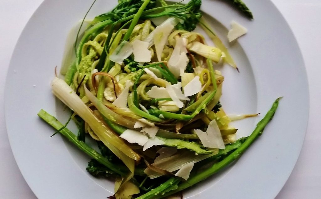 Pasta plating