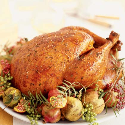 roast turkey, baked turkey